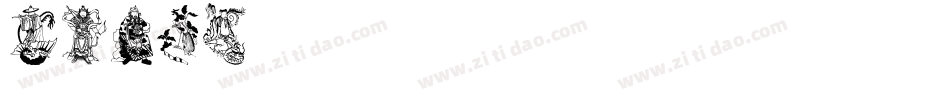 China字体转换
