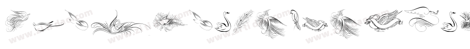 PenmanshipBirdsFree-wdm6字体转换