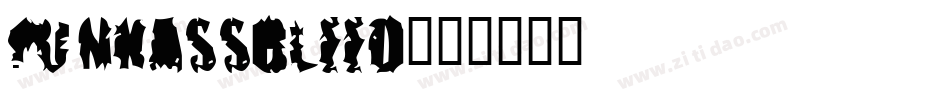 pUNKASSBLEED字体转换