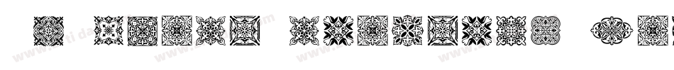 SlSquareOrnaments-1ajB字体转换