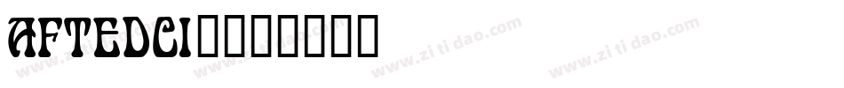 AFTEDCI_字体转换