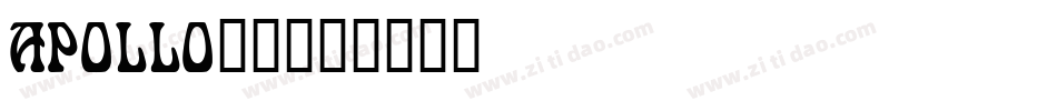 APOLLO9_字体转换