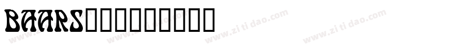 BAARS___字体转换