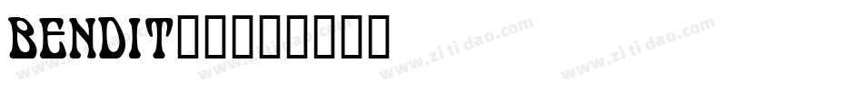 BENDIT__字体转换