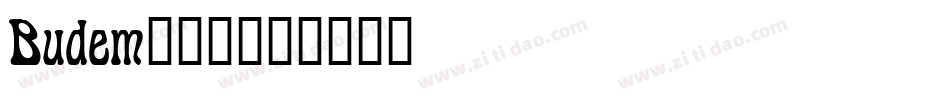 Budem___字体转换