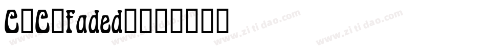 C2C_faded!字体转换