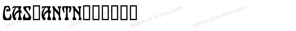CAS_ANTN字体转换