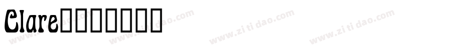 Clare_字体转换