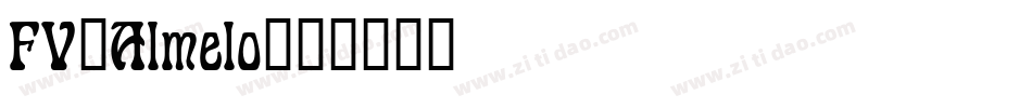 FV_Almelo字体转换