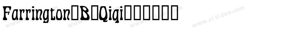 Farrington7B_Qiqi字体转换