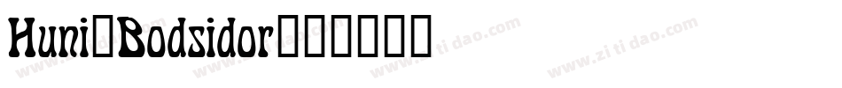 Huni_Bodsidor字体转换