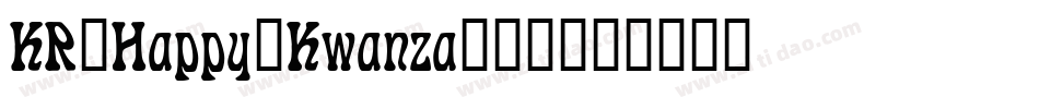 KR_Happy_Kwanza转换器字体转换