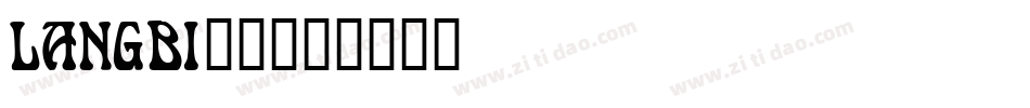 LANGBI__字体转换