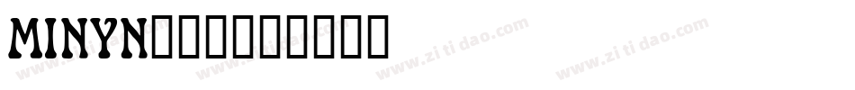 MINYN___字体转换