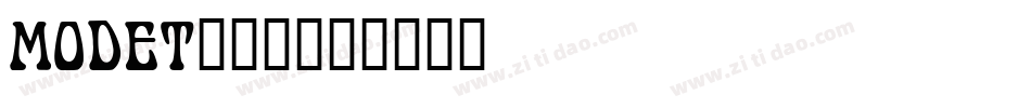 MODET___字体转换