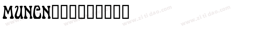 MUNCN___字体转换
