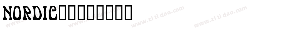 NORDIC__字体转换