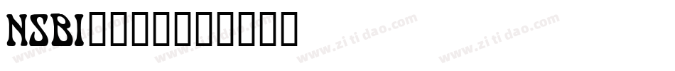 NSBI____字体转换