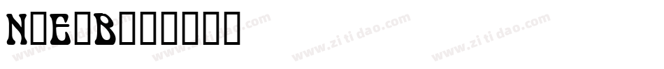 N_E_B字体转换