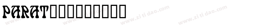 PARAT___字体转换