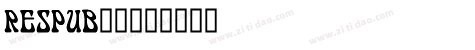 RESPUB__字体转换