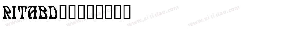 RITABD__字体转换