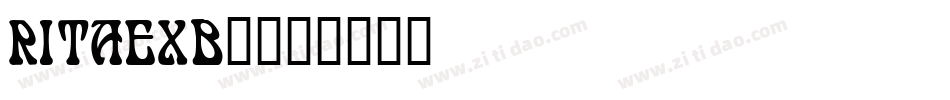 RITAEXB_字体转换