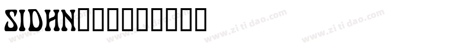 SIDHN___字体转换