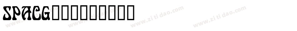 SPACG___字体转换