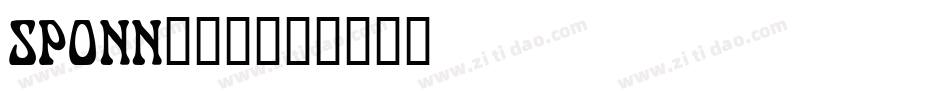 SPONN___字体转换