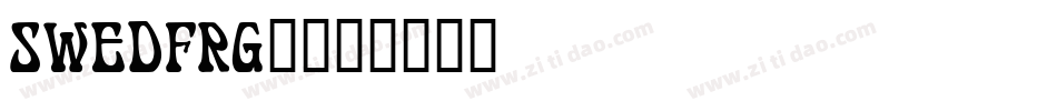 SWEDFRG_字体转换
