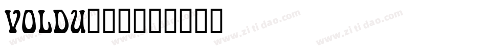VOLDU___字体转换