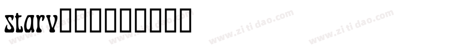 starv___字体转换