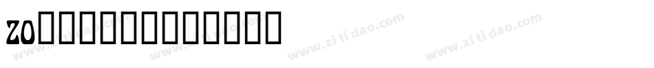zo______字体转换