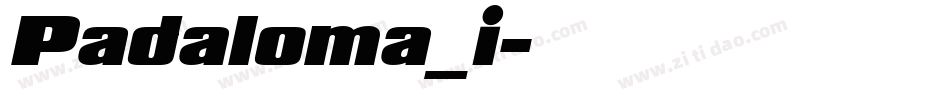 Padaloma_i字体转换