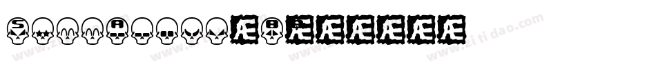 SkullAttack-4By06字体转换
