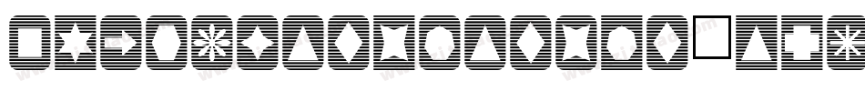 7DingbatSlatsLt-ARox字体转换
