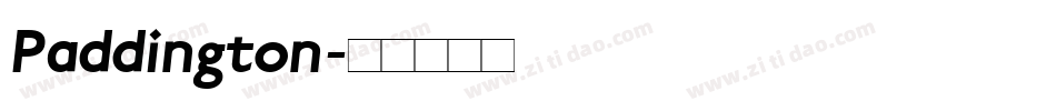 Paddington字体转换