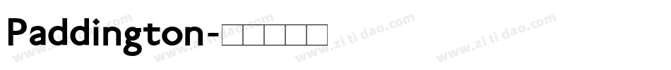 Paddington字体转换