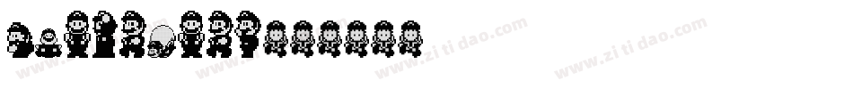 MarioBros字体转换
