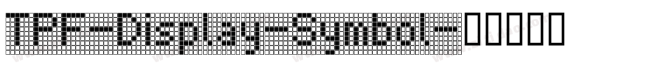 TPF-Display-Symbol字体转换
