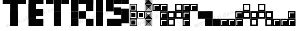 TetrisHollow-x33xR字体转换