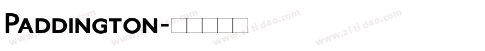 Paddington字体转换