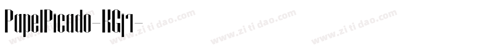 PapelPicado-KGj7字体转换