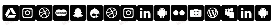 IconsSocialMedia10-KD6y字体转换 IconsSocialMedia10-KD6y字体转换