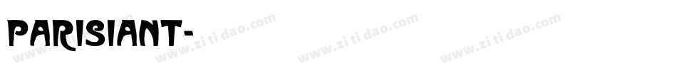 ParisianT字体转换