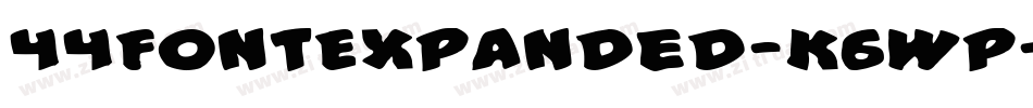 44FontExpanded-K6Wp字体转换