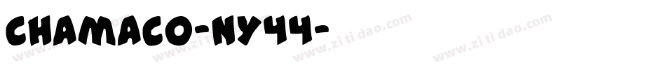 Chamaco-nY44字体转换