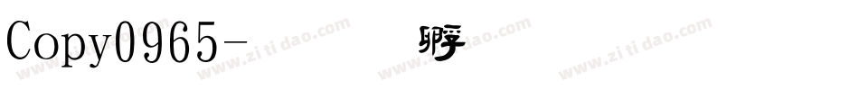 Copy0965字体转换