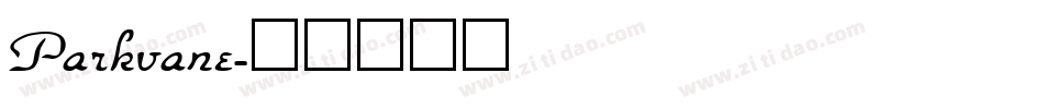 Parkvane字体转换